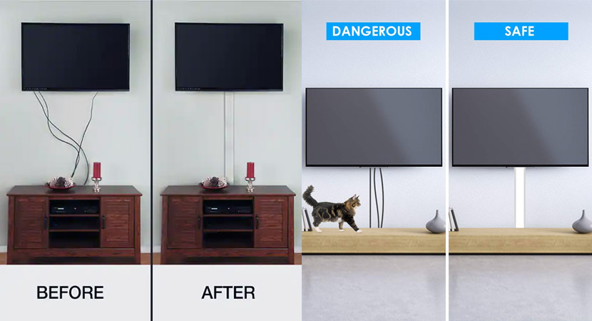 TVinstallGuy.com Cable Concealment Kit