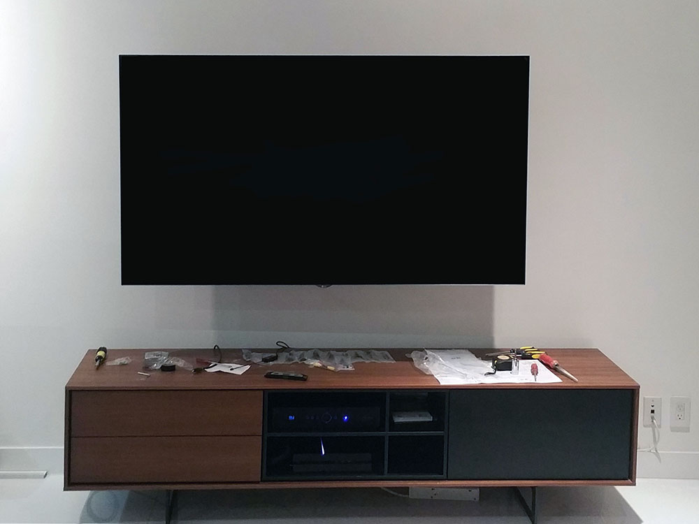 TVinstallguy.com Wall mounted TV